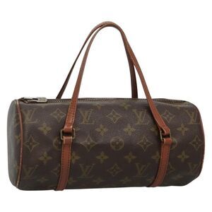 Louis Vuitton Papillon Handbag Monogram Canvas Brown Canvas Bag (Pre-Owned)